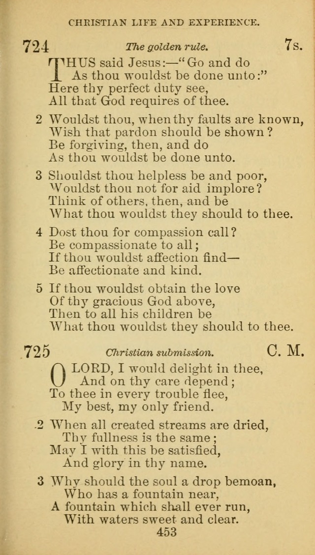 A Collection of Spiritual Hymns: adapted to the Various Kinds of Christian Worship, and especially designed for the use of the Brethren in Christ. 2nd ed. page 457