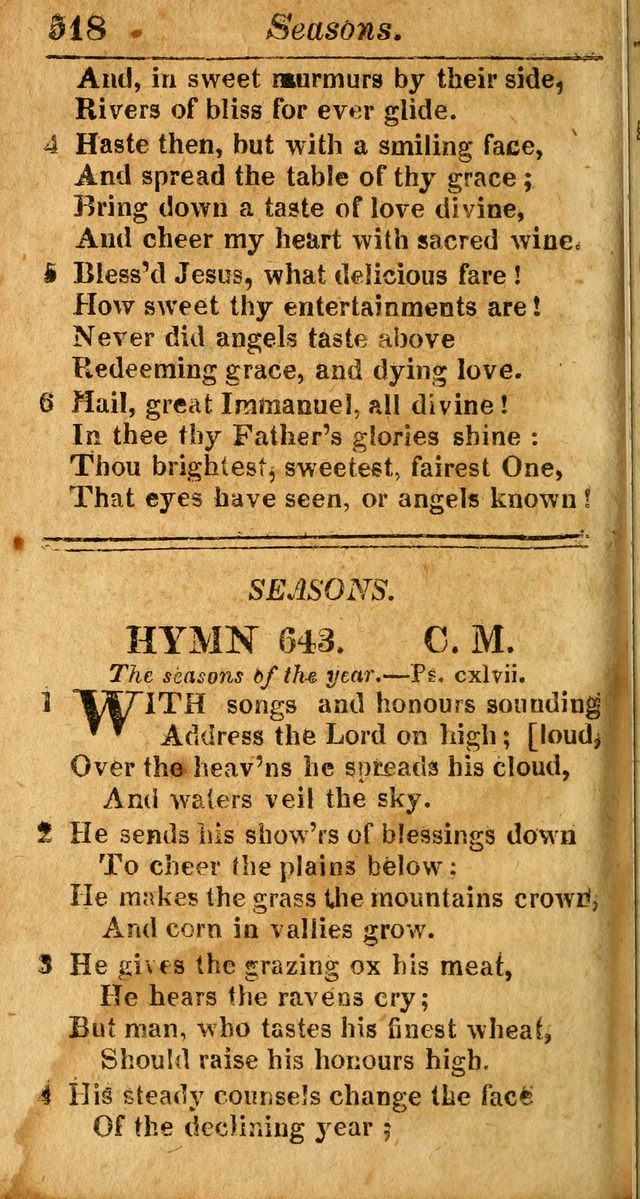 A Choice Selection of Psalms, Hymns and Spiritual Songs for the use of  Christians page 511