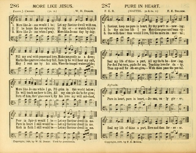Christ in Song: for all religious services nearly one thousand best gospel hymns, new and old with responsive scripture readings (Rev. and Enl.) page 196
