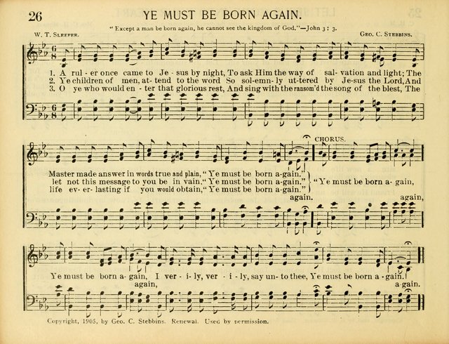 Christ in Song: for all religious services nearly one thousand best gospel hymns, new and old with responsive scripture readings (Rev. and Enl.) page 26