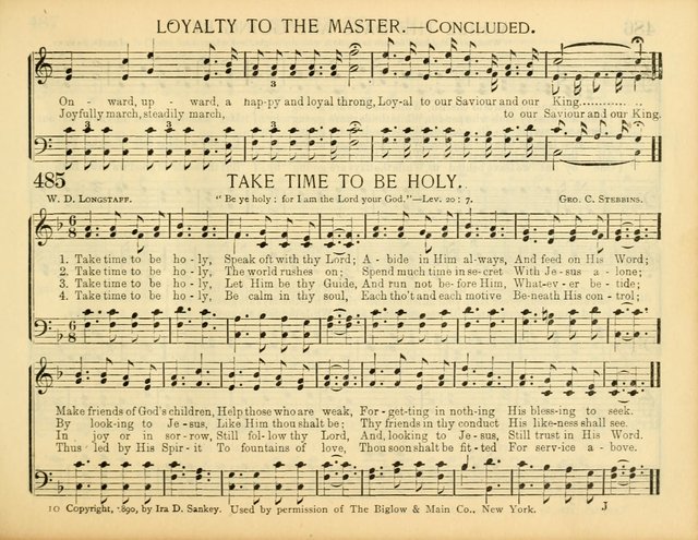 Christ in Song: for all religious services nearly one thousand best gospel hymns, new and old with responsive scripture readings (Rev. and Enl.) page 277