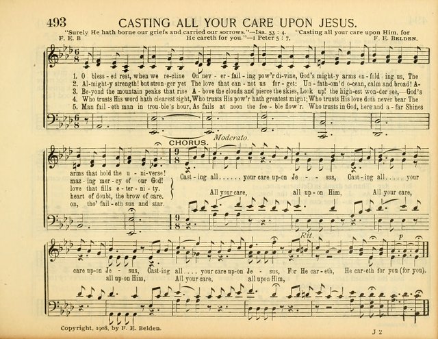 Christ in Song: for all religious services nearly one thousand best gospel hymns, new and old with responsive scripture readings (Rev. and Enl.) page 285