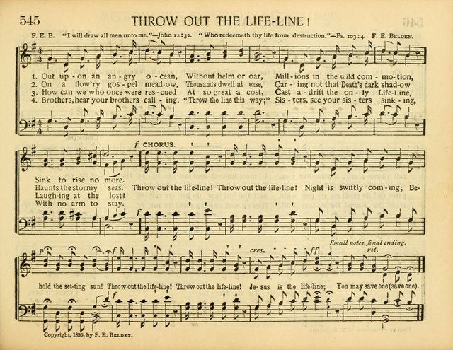 Christ in Song: for all religious services nearly one thousand best gospel hymns, new and old with responsive scripture readings (Rev. and Enl.) page 337