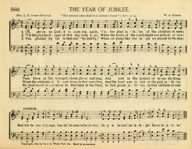 Christ in Song: for all religious services nearly one thousand best gospel hymns, new and old with responsive scripture readings (Rev. and Enl.) page 505