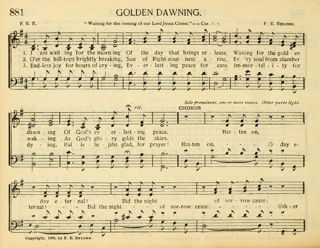 Christ in Song: for all religious services nearly one thousand best gospel hymns, new and old with responsive scripture readings (Rev. and Enl.) page 506