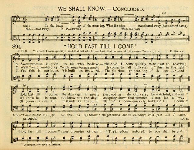 Christ in Song: for all religious services nearly one thousand best gospel hymns, new and old with responsive scripture readings (Rev. and Enl.) page 519
