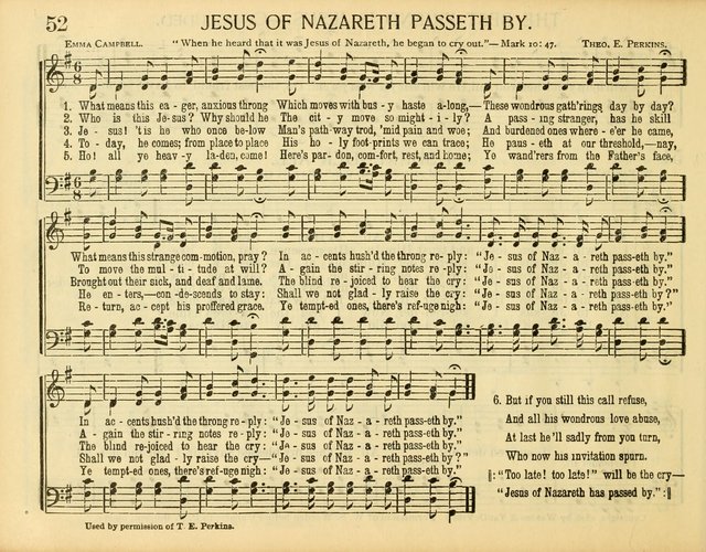 Christ in Song: for all religious services nearly one thousand best gospel hymns, new and old with responsive scripture readings (Rev. and Enl.) page 52
