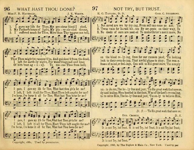 Christ in Song: for all religious services nearly one thousand best gospel hymns, new and old with responsive scripture readings (Rev. and Enl.) page 83