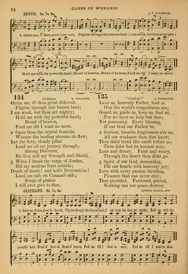 The Calvary Selection of Spiritual Songs: with music for use in social meetings. page 52