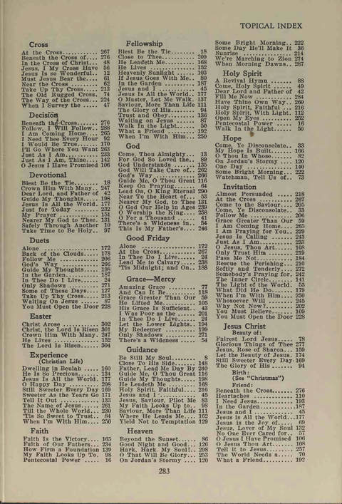 Christian Service Songs page 281