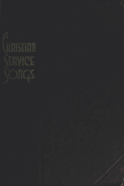 Christian Service Songs page cover