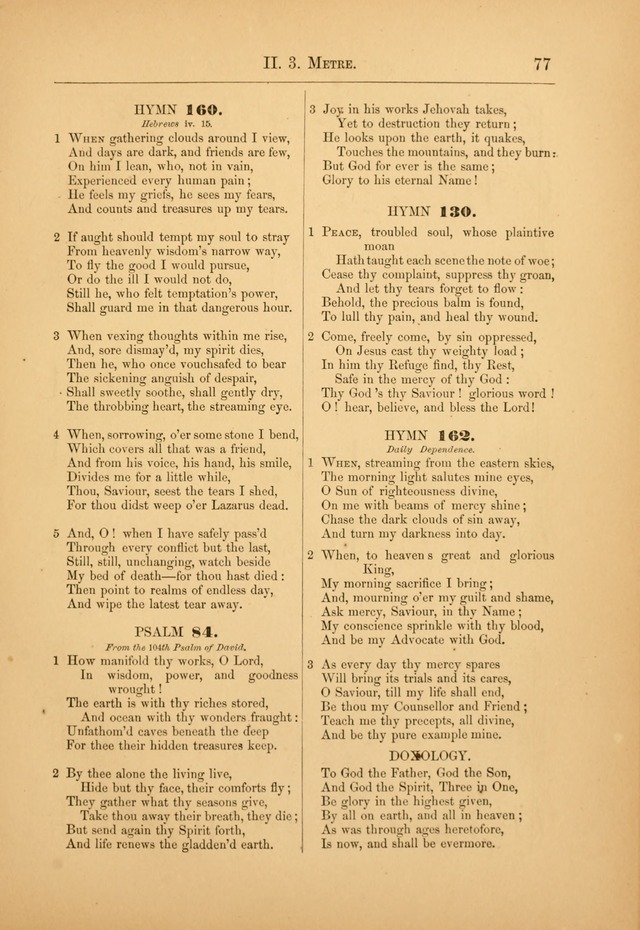 A Collection of Sacred Song: being an eclectic compilation for the use of churches, families and schools... (2nd ed.) page 84