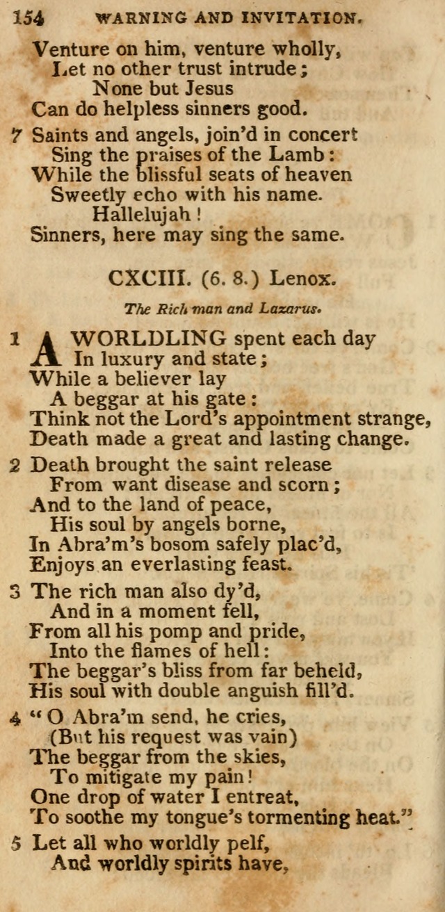 The Cluster of Spiritual Songs, Divine Hymns and Sacred Poems: being chiefly a collection (3rd ed. rev.) page 154