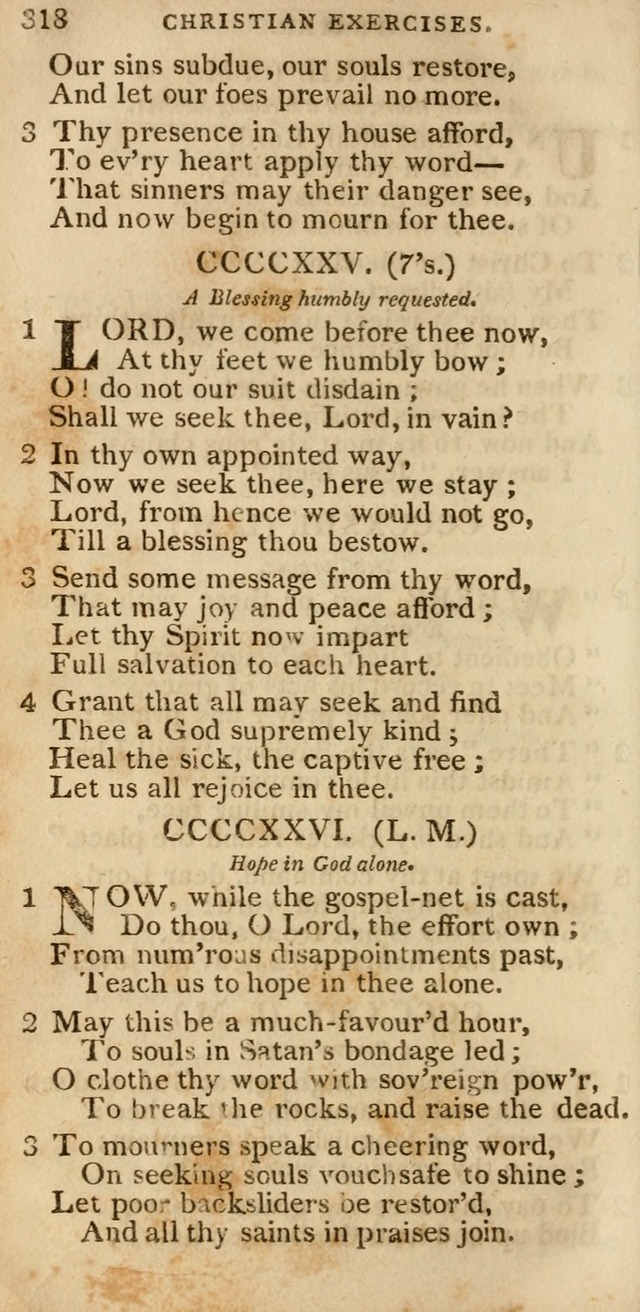 The Cluster of Spiritual Songs, Divine Hymns and Sacred Poems: being chiefly a collection (3rd ed. rev.) page 318