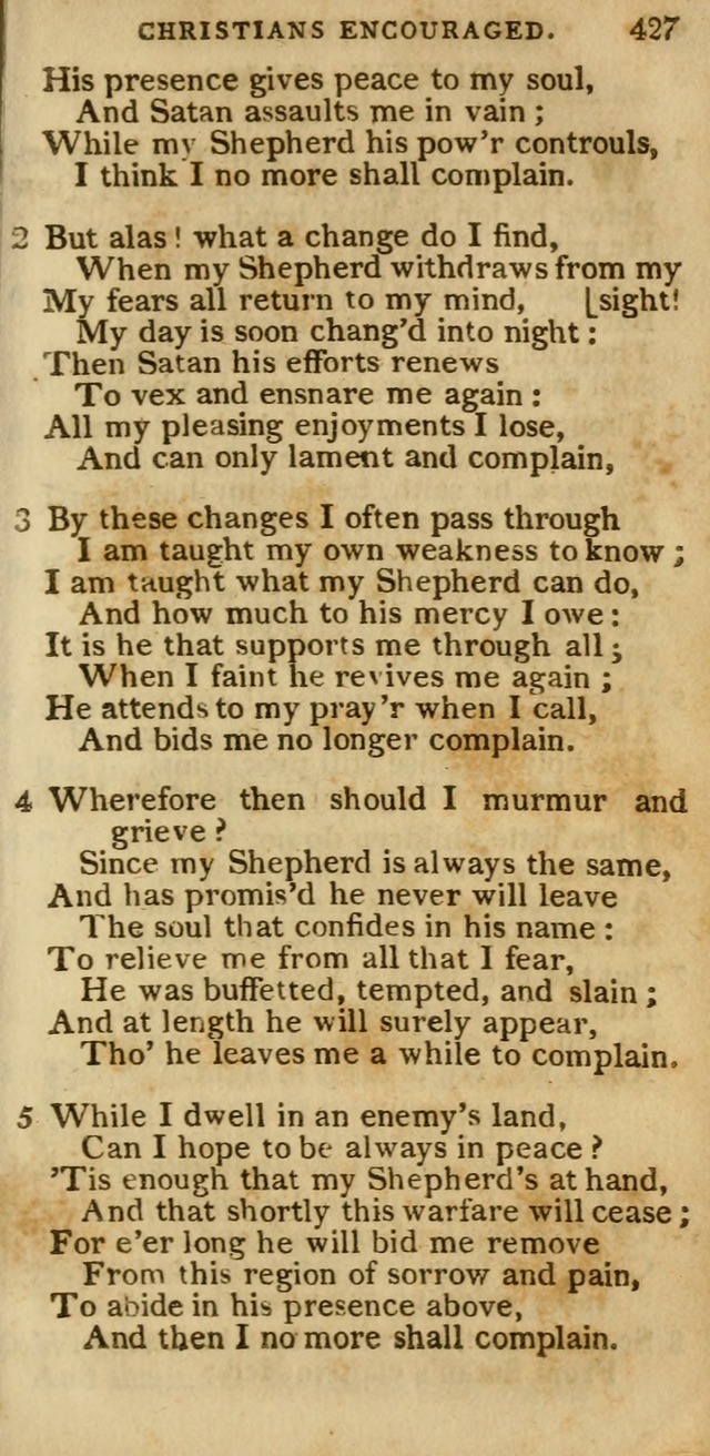 The Cluster of Spiritual Songs, Divine Hymns and Sacred Poems: being chiefly a collection (3rd ed. rev.) page 427