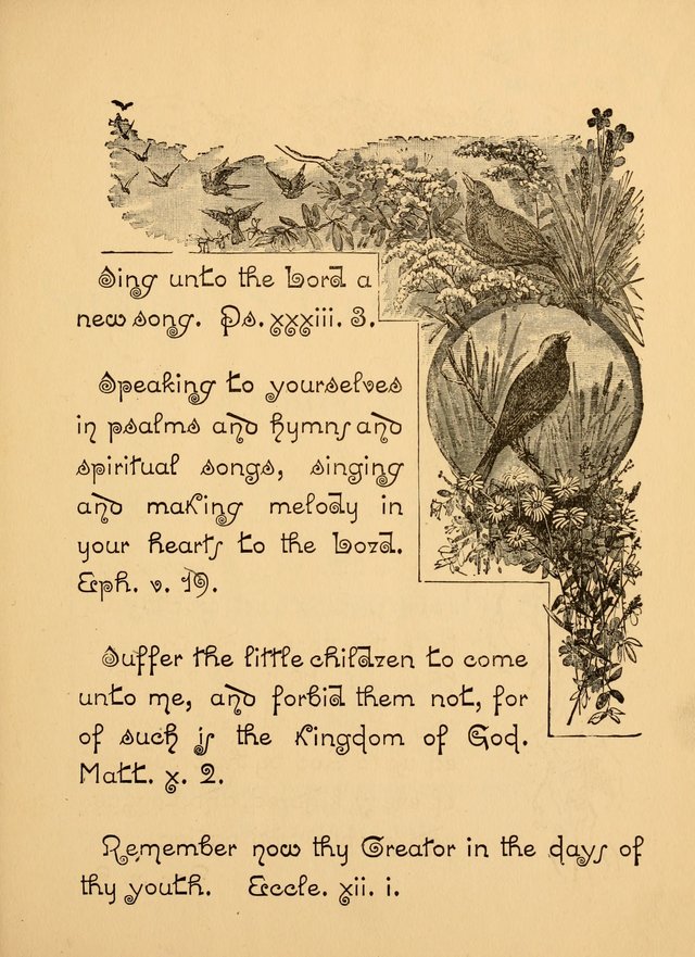 The Christian Sunday School Hymnal: a compilation of choice hymns and tunes for Sunday schools page iii