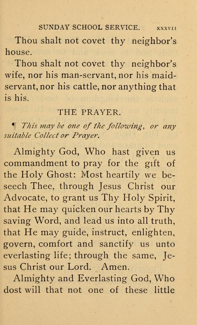 The Church and Sunday-School Hymnal page 37