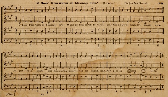 The Choir: or, Union collection of church music. Consisting of a great variety of psalm and hymn tunes, anthems, &c. original and selected. Including many beautiful subjects from the works.. (2nd ed.) page 321