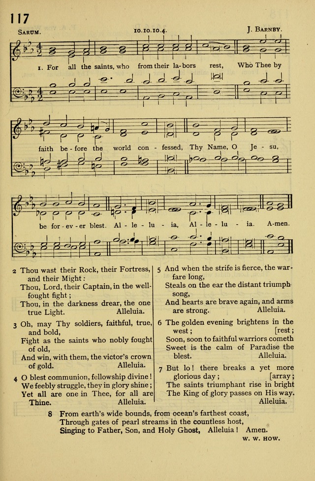 Columbia University Hymnal page 125