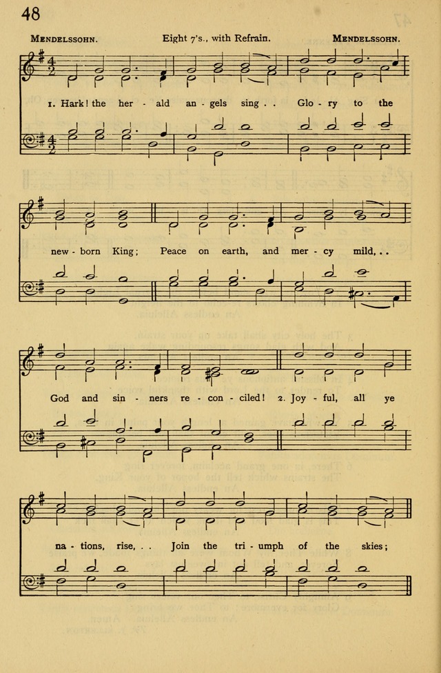Columbia University Hymnal page 50