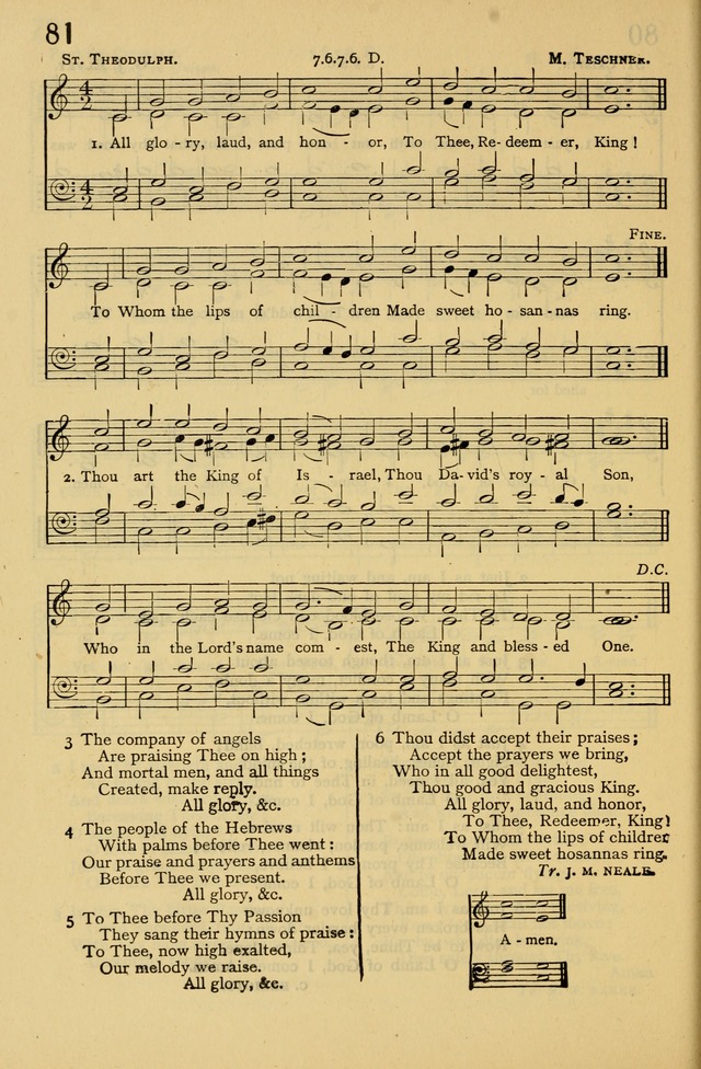 Columbia University Hymnal page 86