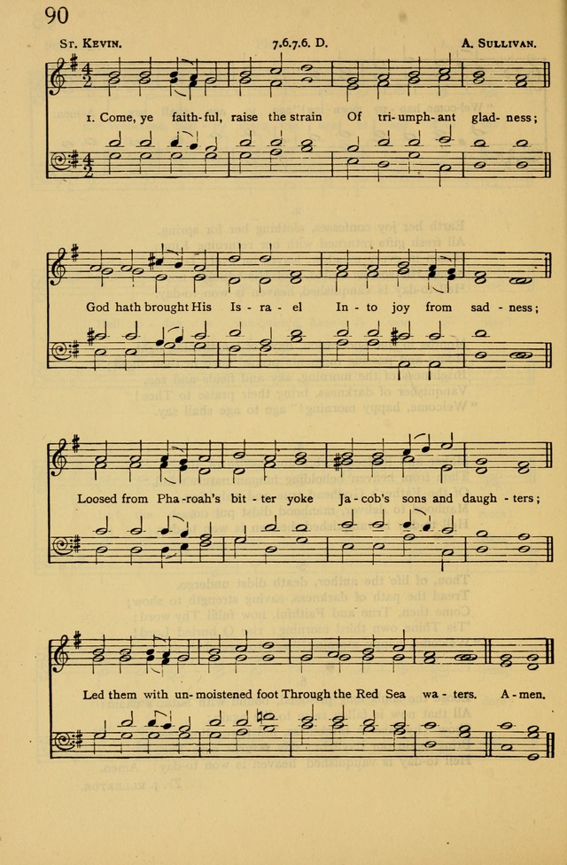 Columbia University Hymnal page 96