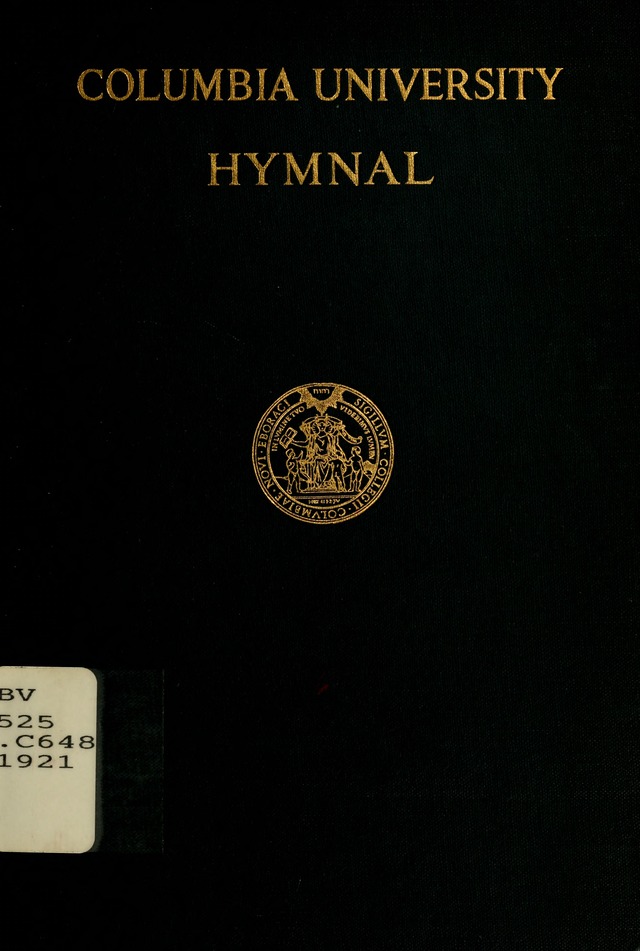 Columbia University Hymnal page i