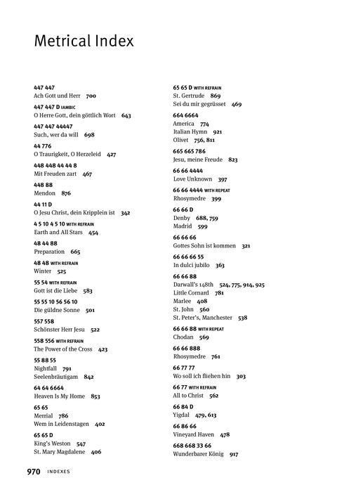 Christian Worship: Hymnal page 1030
