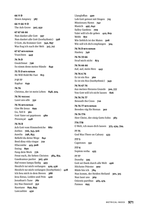 Christian Worship: Hymnal page 1031