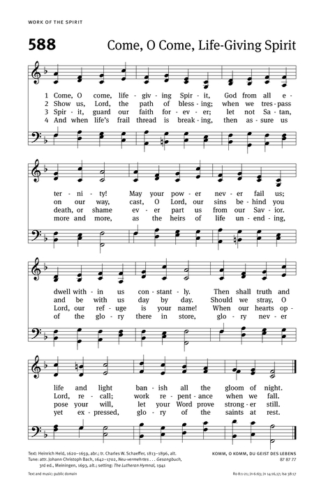 Christian Worship: Hymnal page 580