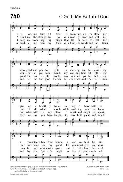 Christian Worship: Hymnal page 758