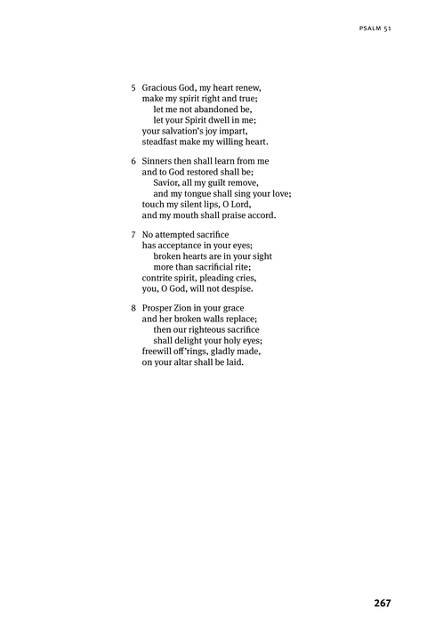 Christian Worship: Psalter page 267