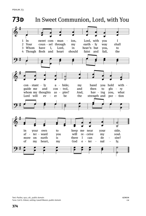 Christian Worship: Psalter page 374