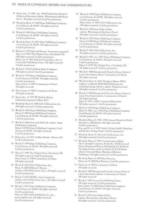Community of Christ Sings page 798
