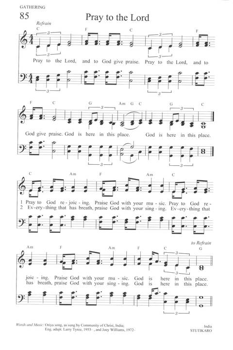 Community of Christ Sings page 99
