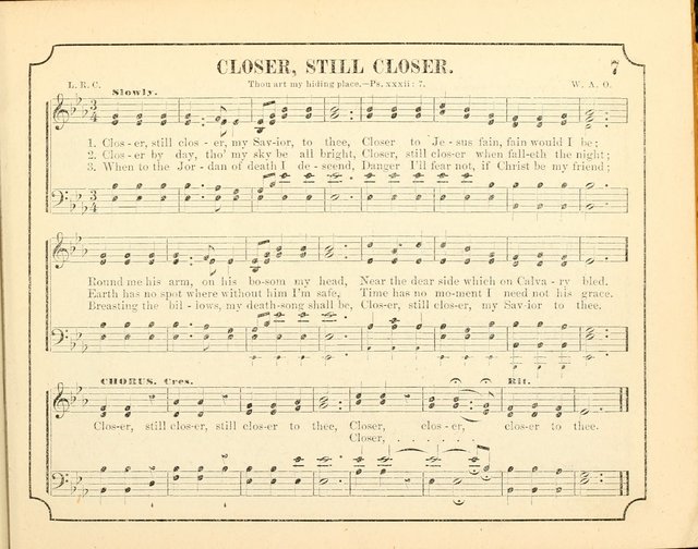 Crown of Life: a collection of songs, new and old, for the use in the Sunday-school, prayer and praise meetings, and the home circle page 7