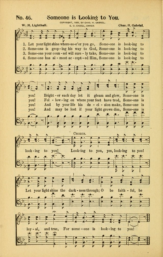 Diadems: a collection of religious songs, new and old, for the church and Sunday school page 46