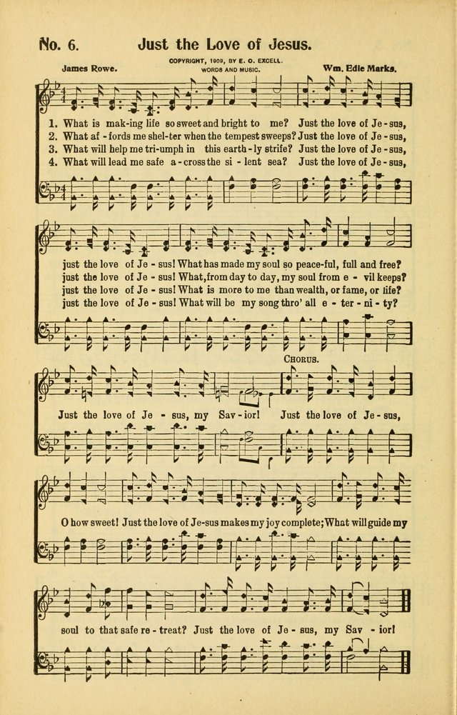 Diadems: a collection of religious songs, new and old, for the church and Sunday school page 6