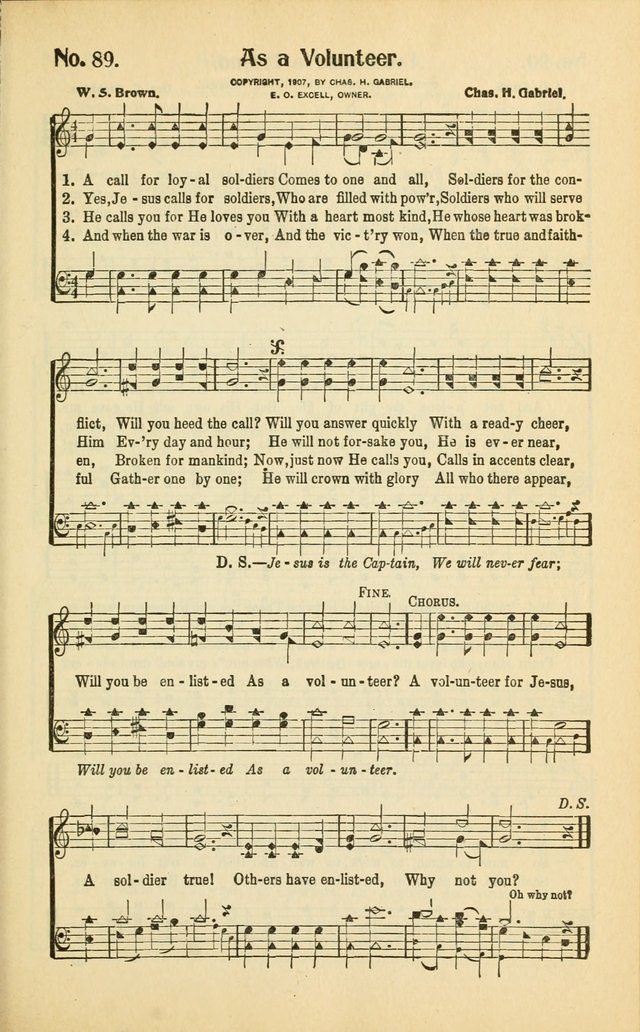 Diadems: a collection of religious songs, new and old, for the church and Sunday school page 89