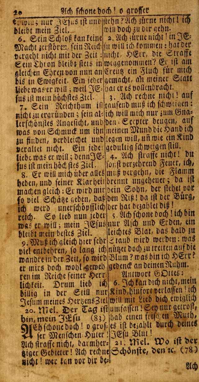 Das kleine Davidische Psalterspiel der Kinder Zions. 2. verb. aufl. page 20