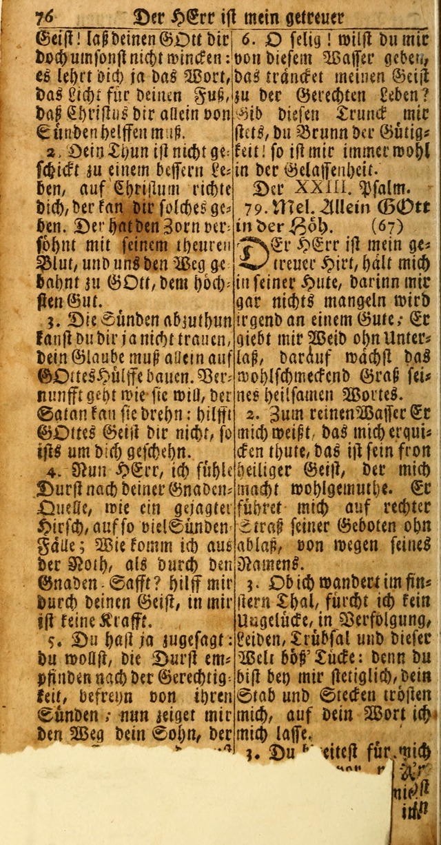 Das kleine Davidische Psalterspiel der Kinder Zions. 2. verb. aufl. page 76