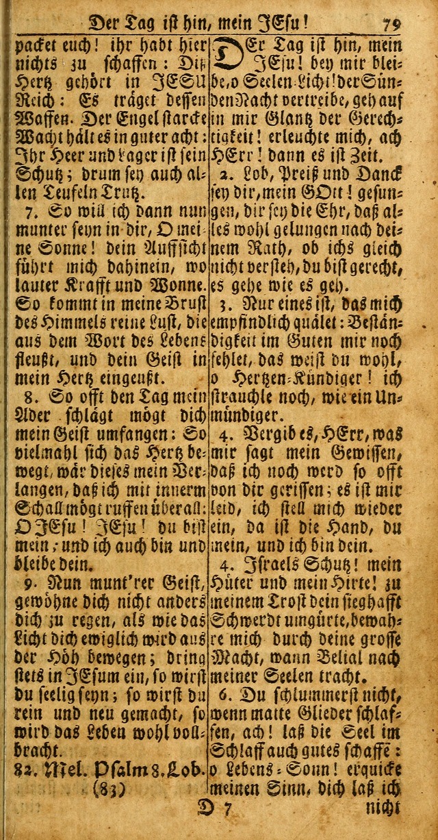 Das kleine Davidische Psalterspiel der Kinder Zions. 2. verb. aufl. page 79