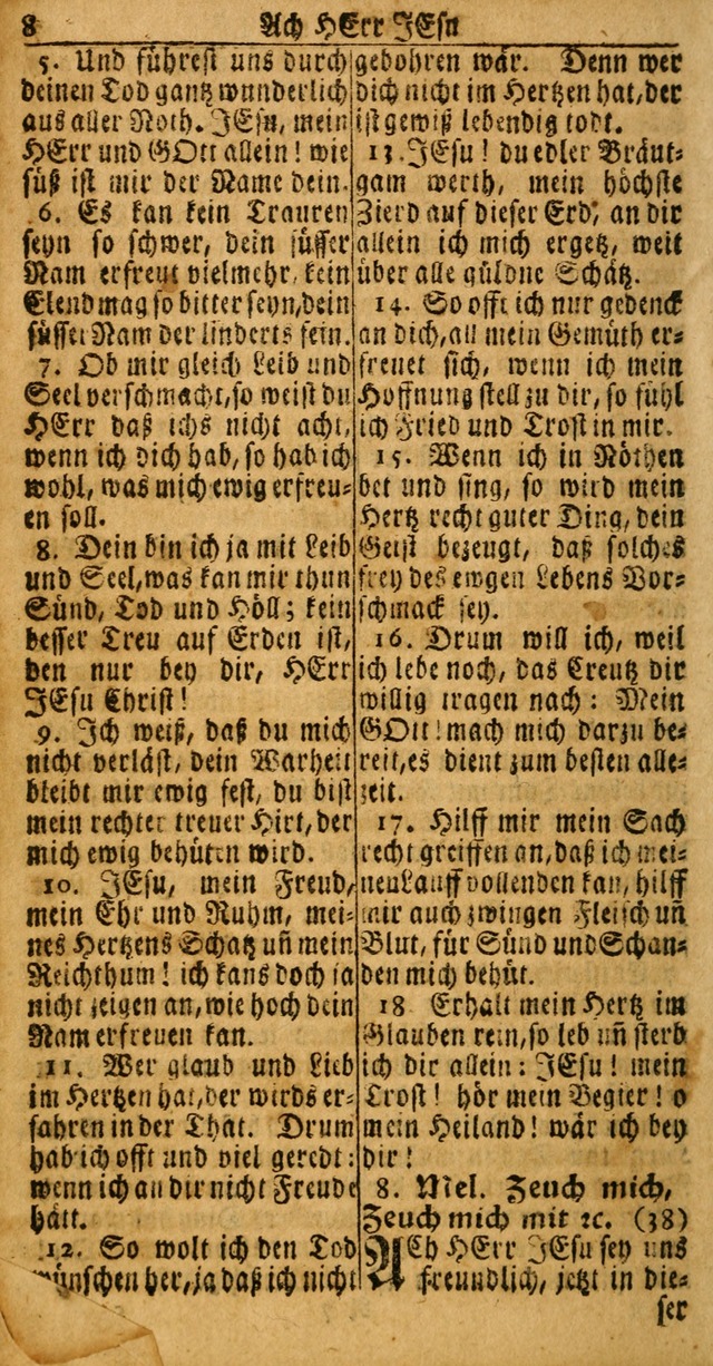 Das kleine Davidische Psalterspiel der Kinder Zions. 2. verb. aufl. page 8