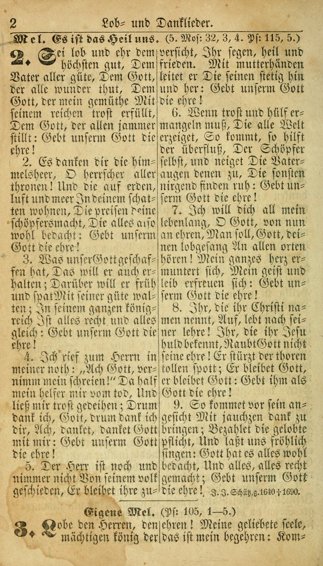 Deutsches Gesangbuch für die Evangelisch-Luterische Kirche in den Vereinigten Staaten: herausgegeben mit kirchlicher Genehmigung  page 2