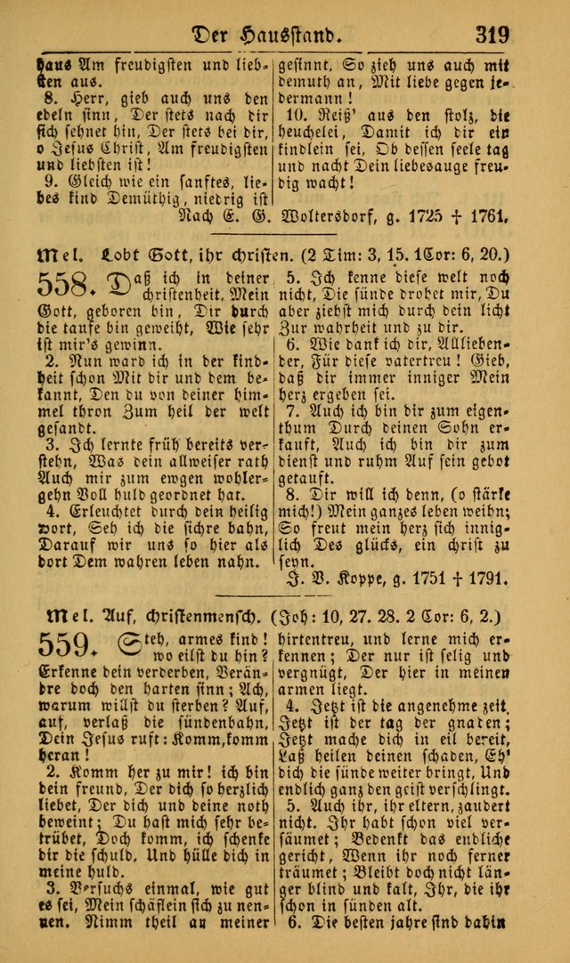 Deutsches Gesangbuch für die Evangelisch-Luterische Kirche in den Vereinigten Staaten: herausgegeben mit kirchlicher Genehmigung (22nd aufl.) page 321