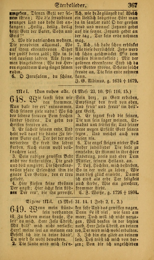 Deutsches Gesangbuch für die Evangelisch-Luterische Kirche in den Vereinigten Staaten: herausgegeben mit kirchlicher Genehmigung (22nd aufl.) page 369
