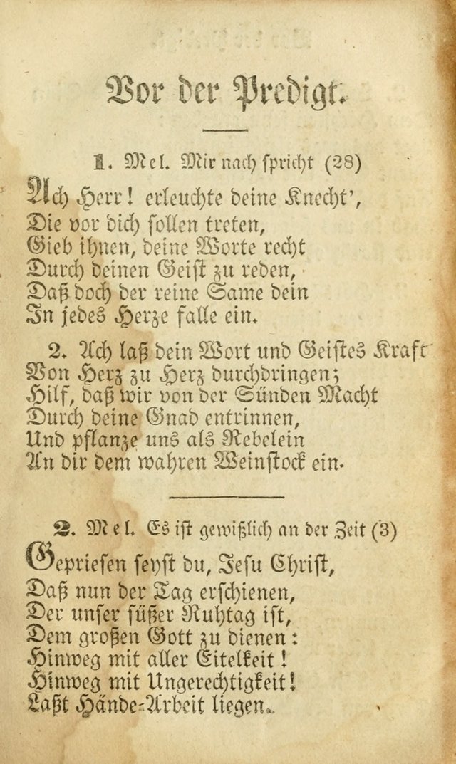 Die Gemeinschaftliche Liedersammlung: zum allgemeinen Gebrauch des wahren Gottesdienstes: mit einem inhalt sammt zwensachen register versehen (3 aufl.) page 1