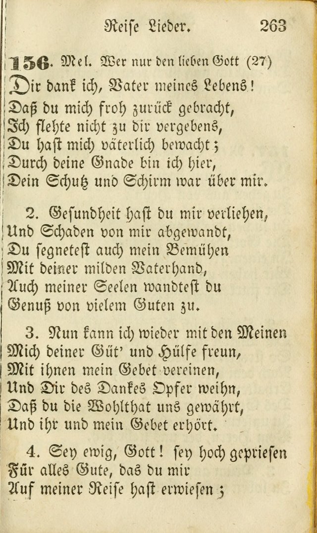 Die Gemeinschaftliche Liedersammlung: zum allgemeinen Gebrauch des wahren Gottesdienstes: mit einem inhalt sammt zwensachen register versehen (3 aufl.) page 263