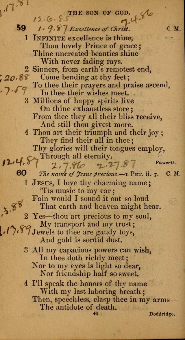 Devotional hymns: selected for public and social worship page 46
