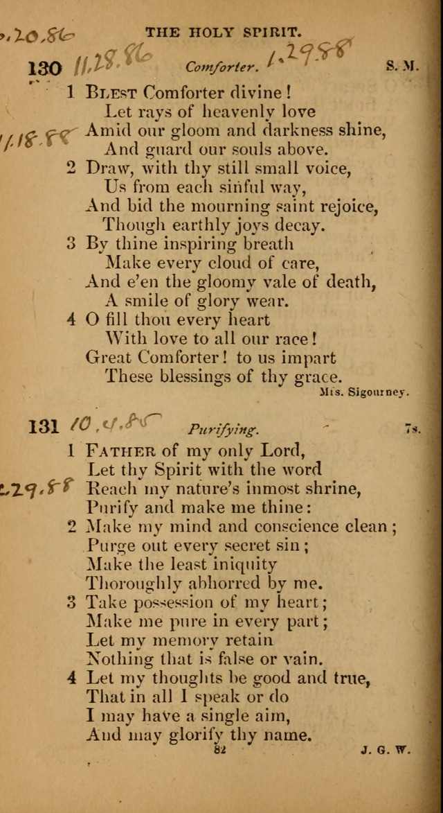 Devotional hymns: selected for public and social worship page 82